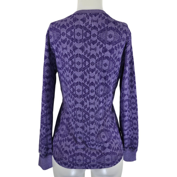 Columbia Omni-Wick Advanced Evaporation Purple Aztec Print Athletic Top M - Picture 2 of 4
